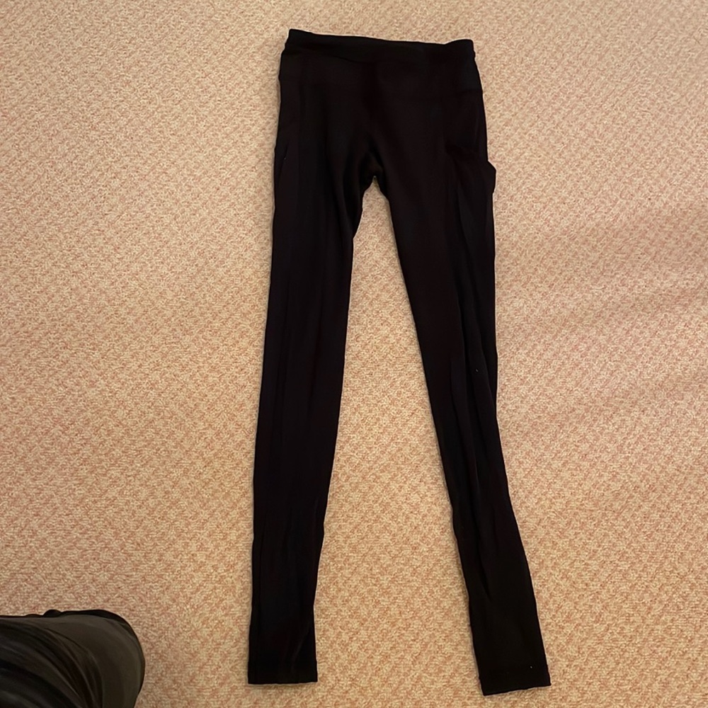 Lululemon black 31” inseam pocket leggings